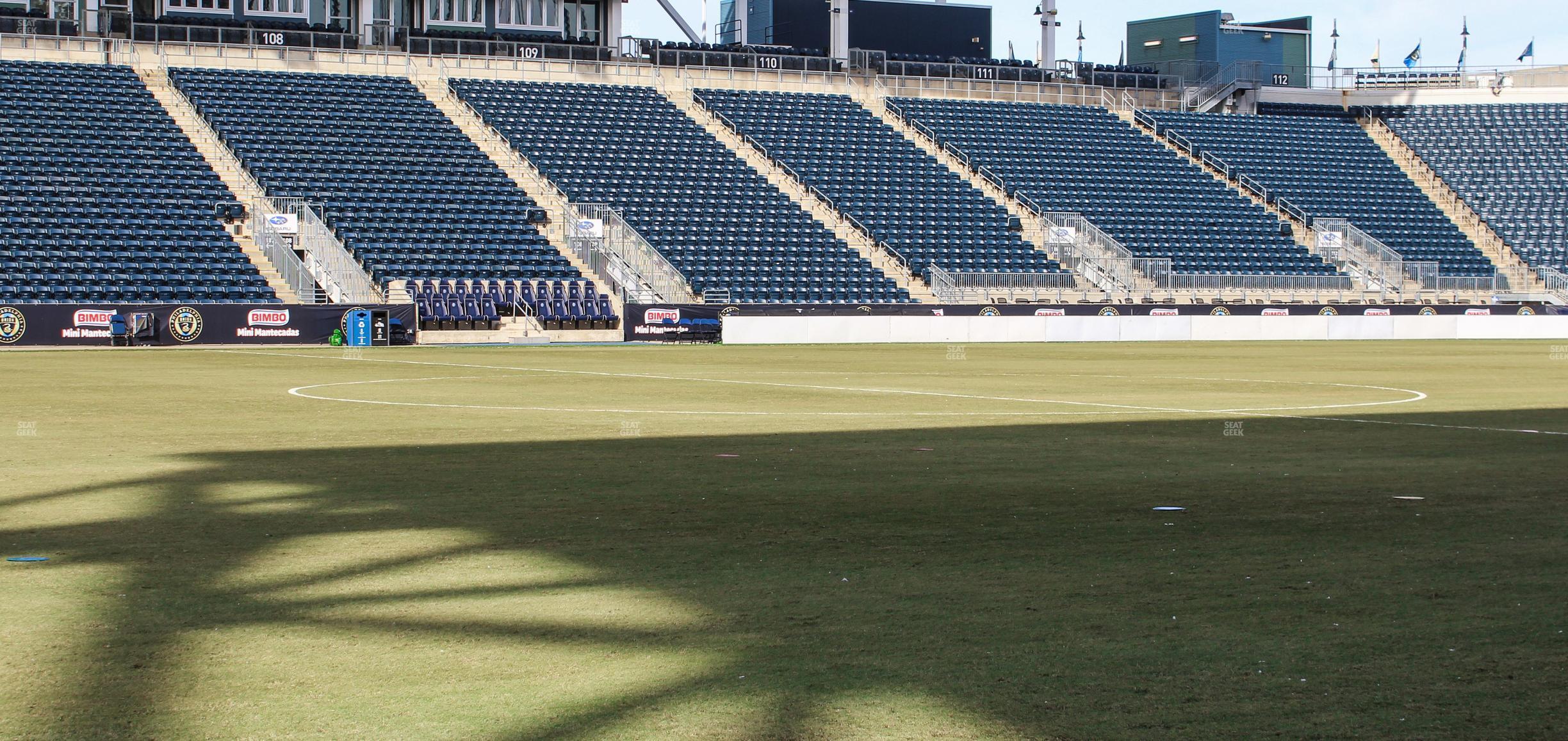 Seating view for Subaru Park Section Field 29