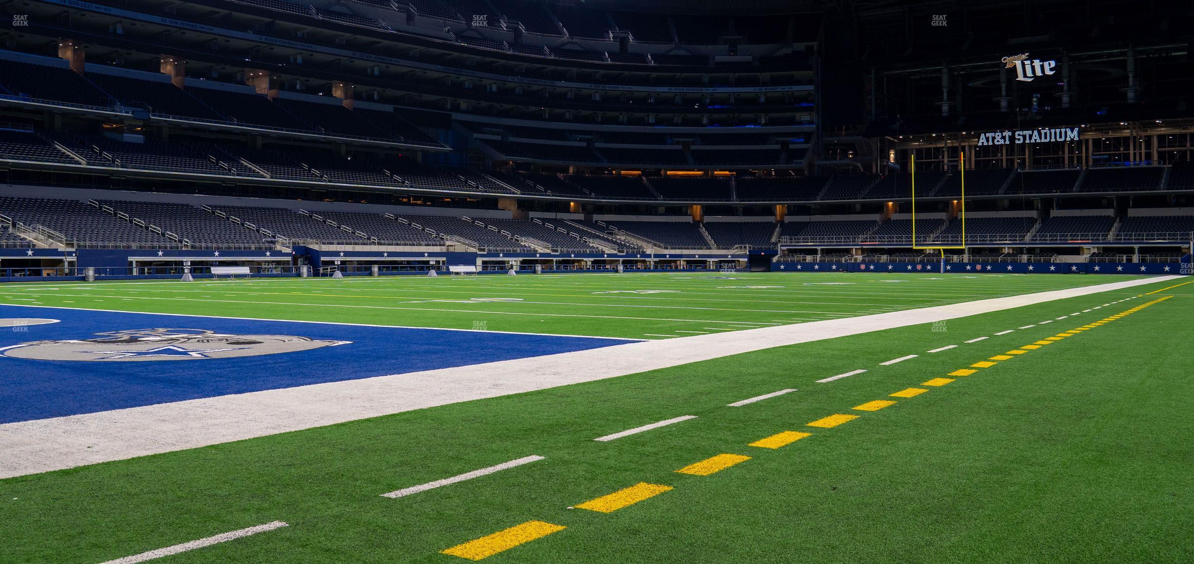 Seating view for AT&T Stadium Section Event Level Suite 6