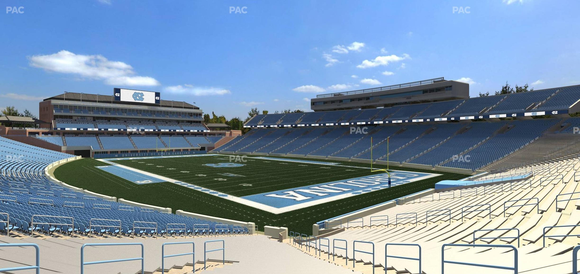 Seating view for Kenan Memorial Stadium Section 112