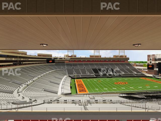 Seating view for Boone Pickens Stadium Section Club 514