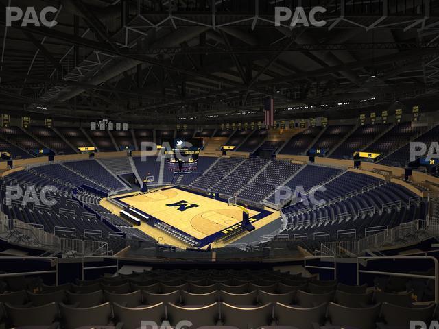 Seating view for Crisler Center Section 218