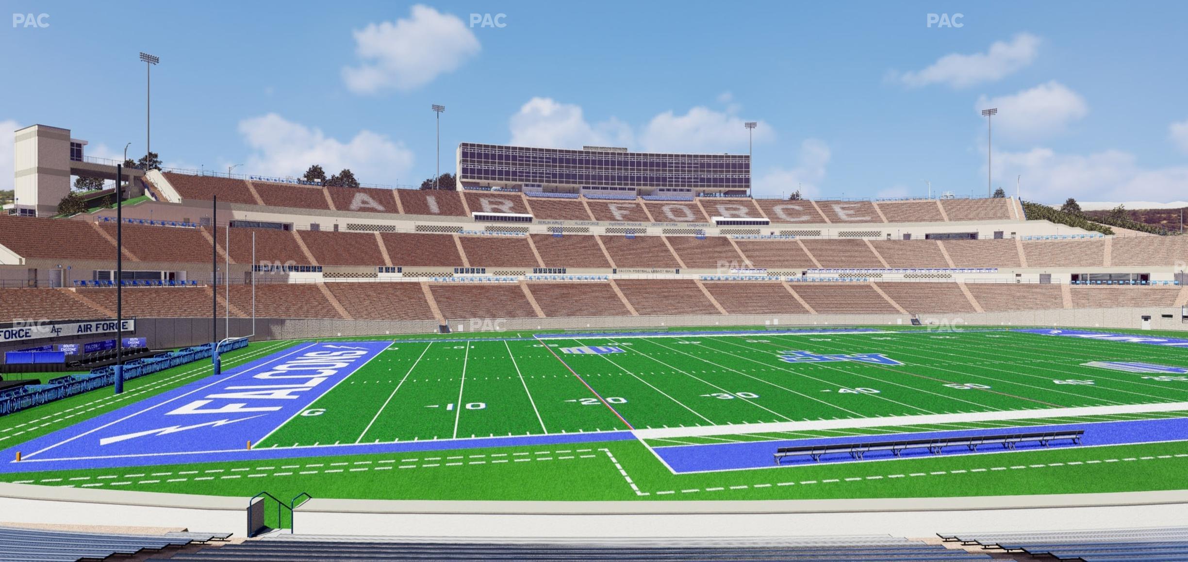 Seating view for Falcon Stadium Section L 24