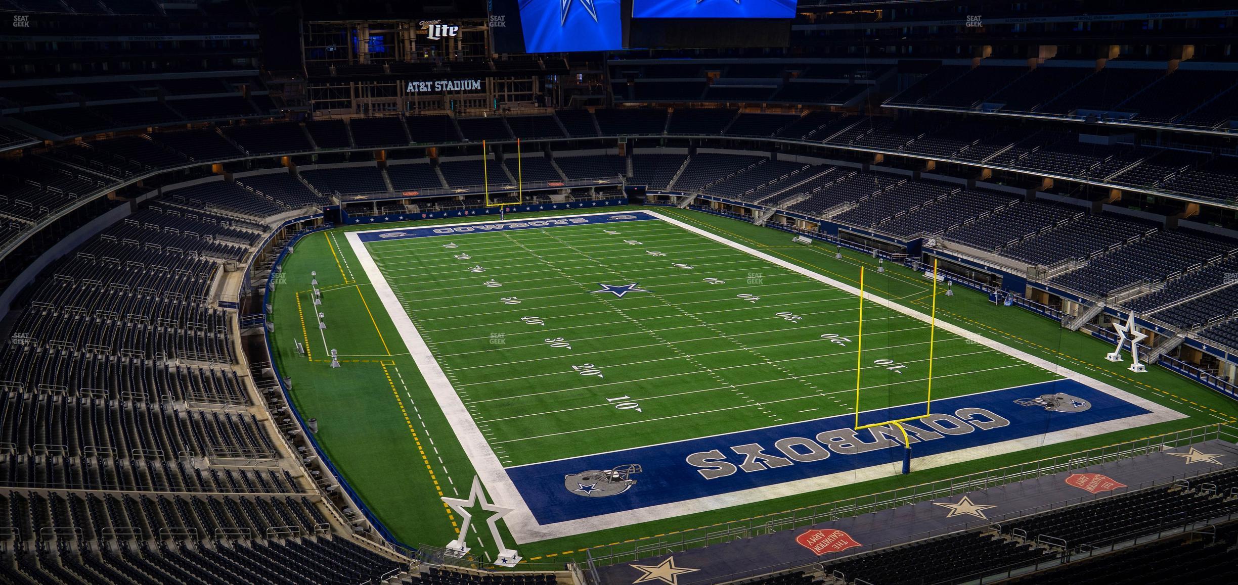 Seating view for AT&T Stadium Section Silver Suite 423