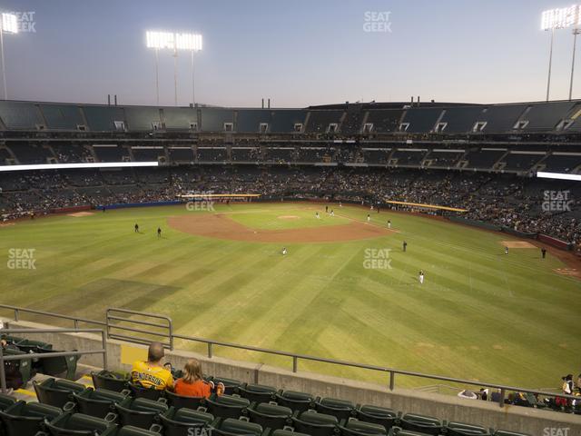 Seating view for Oakland Coliseum Section 238