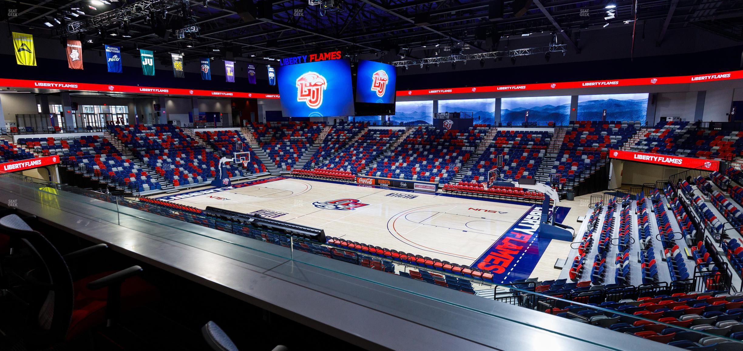 Seating view for Liberty Arena Section Loge Box 1