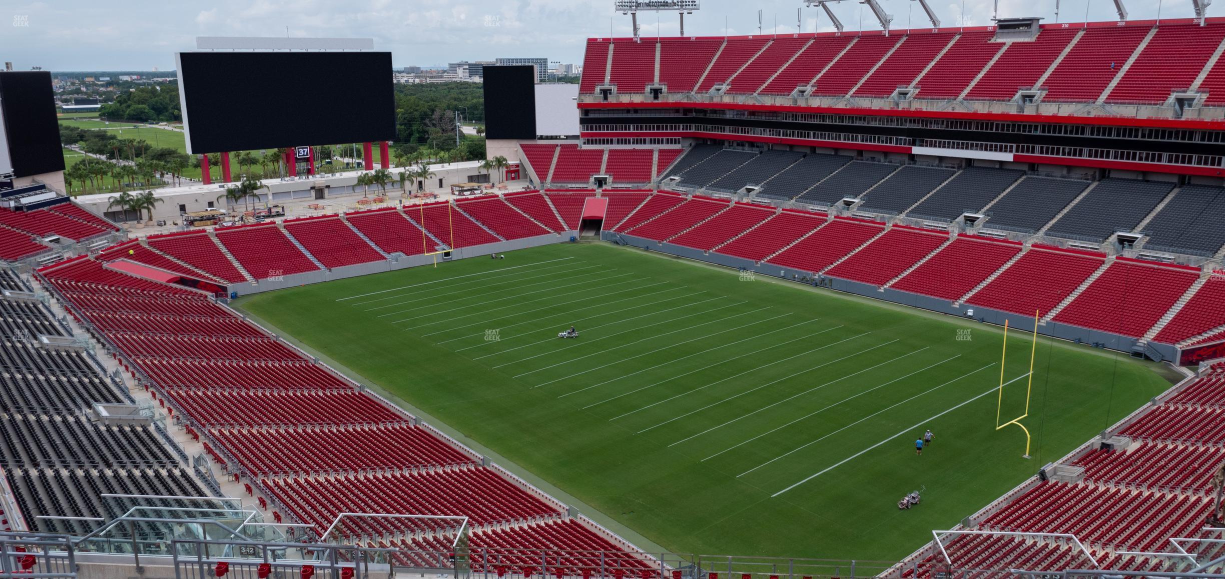 Seating view for Raymond James Stadium Section 343