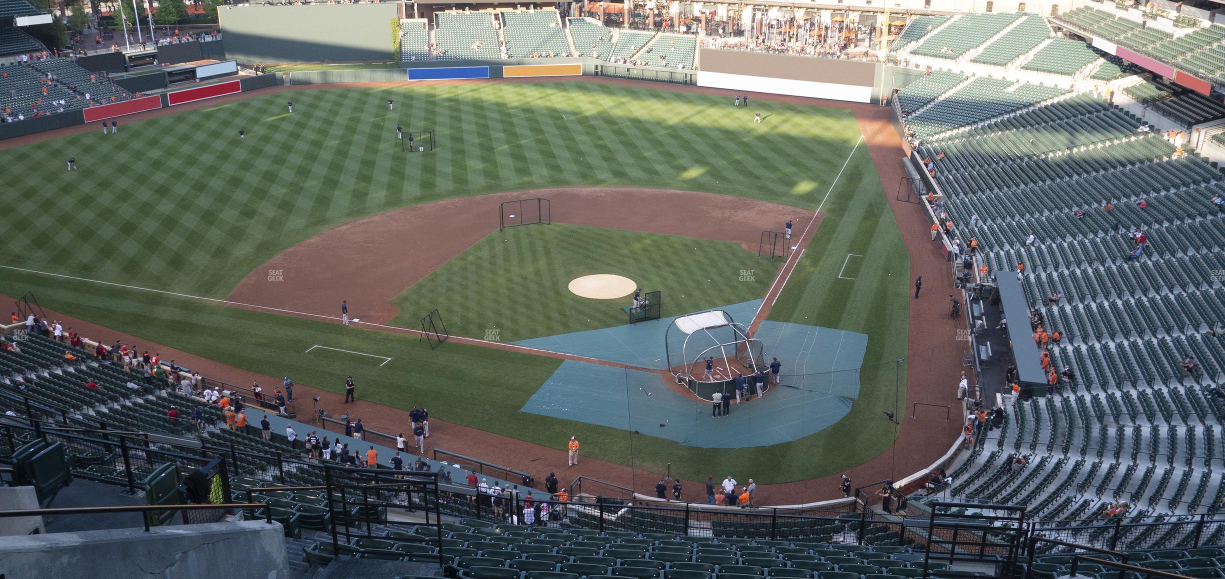 Seating view for Oriole Park at Camden Yards Section 344