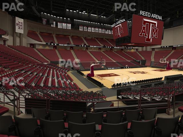 Seating view for Reed Arena Section 108