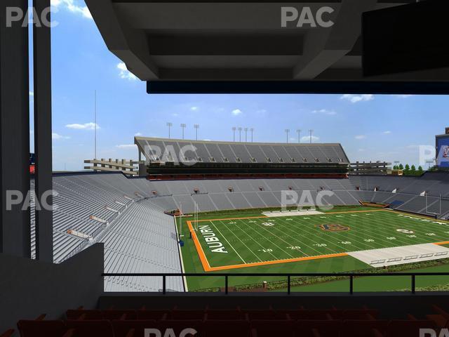 Seating view for Jordan-Hare Stadium Section North Club