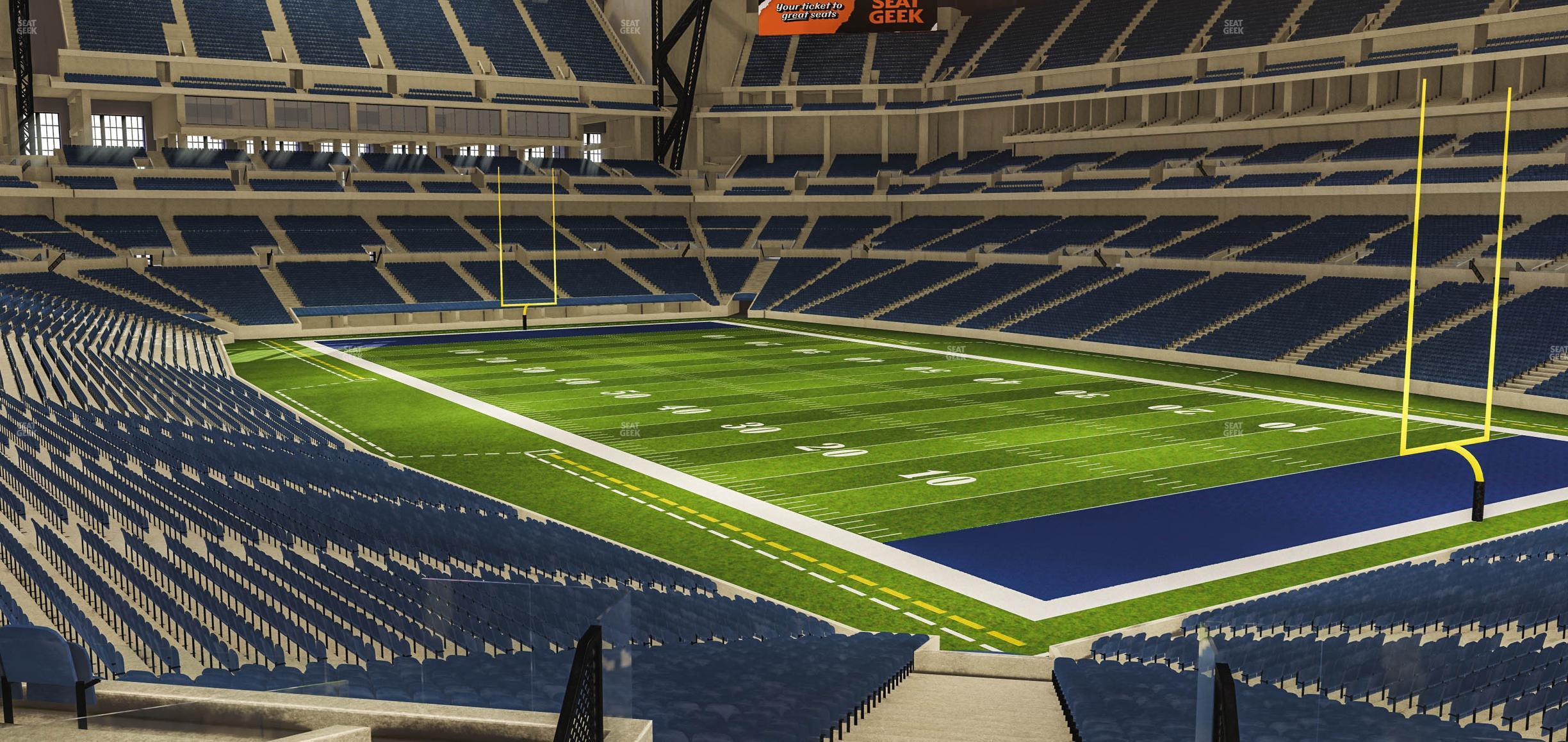 Seating view for Lucas Oil Stadium Section 205