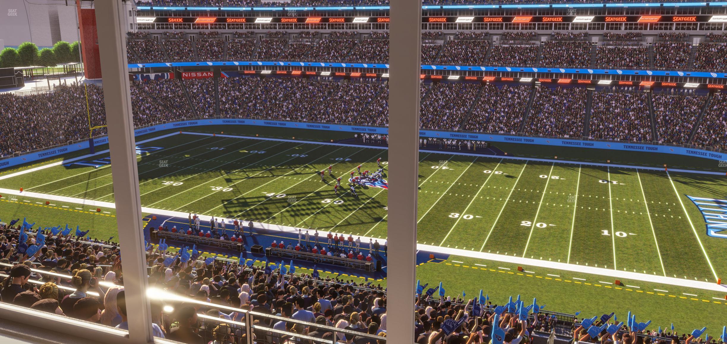 Seating view for Nissan Stadium Section Suite 512 E