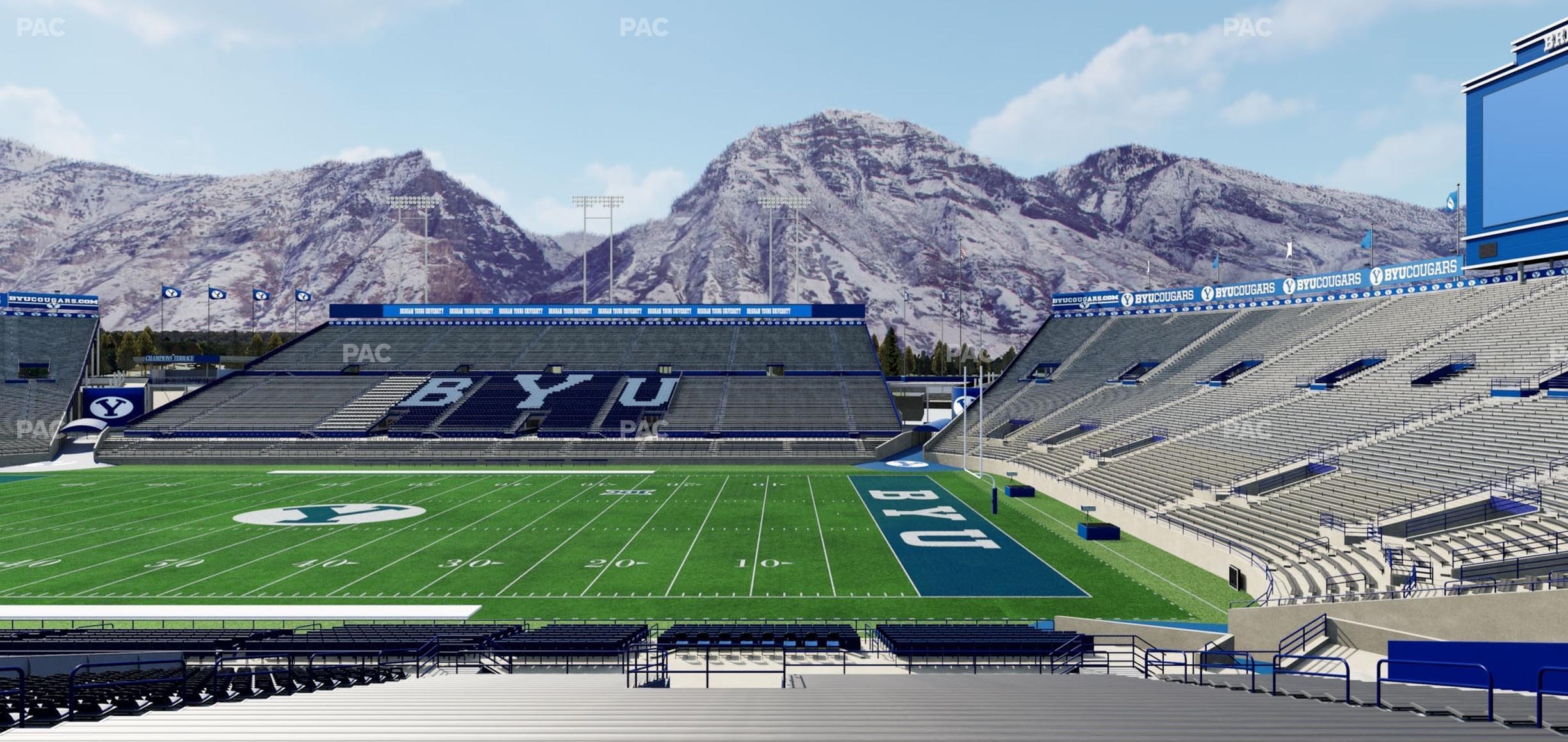 Seating view for LaVell Edwards Stadium Section 2 A Wc