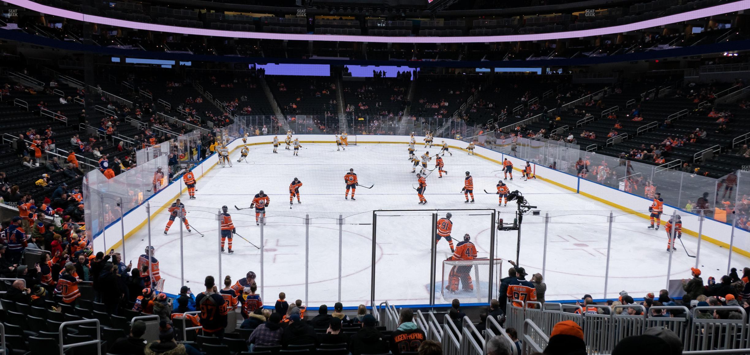 Seating view for Rogers Place Section 129