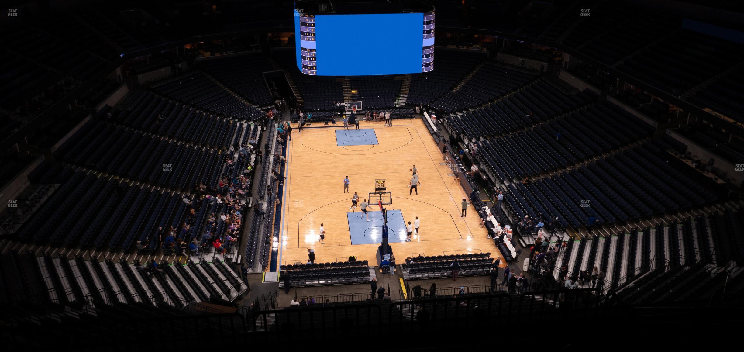 Seating view for FedExForum Section 232