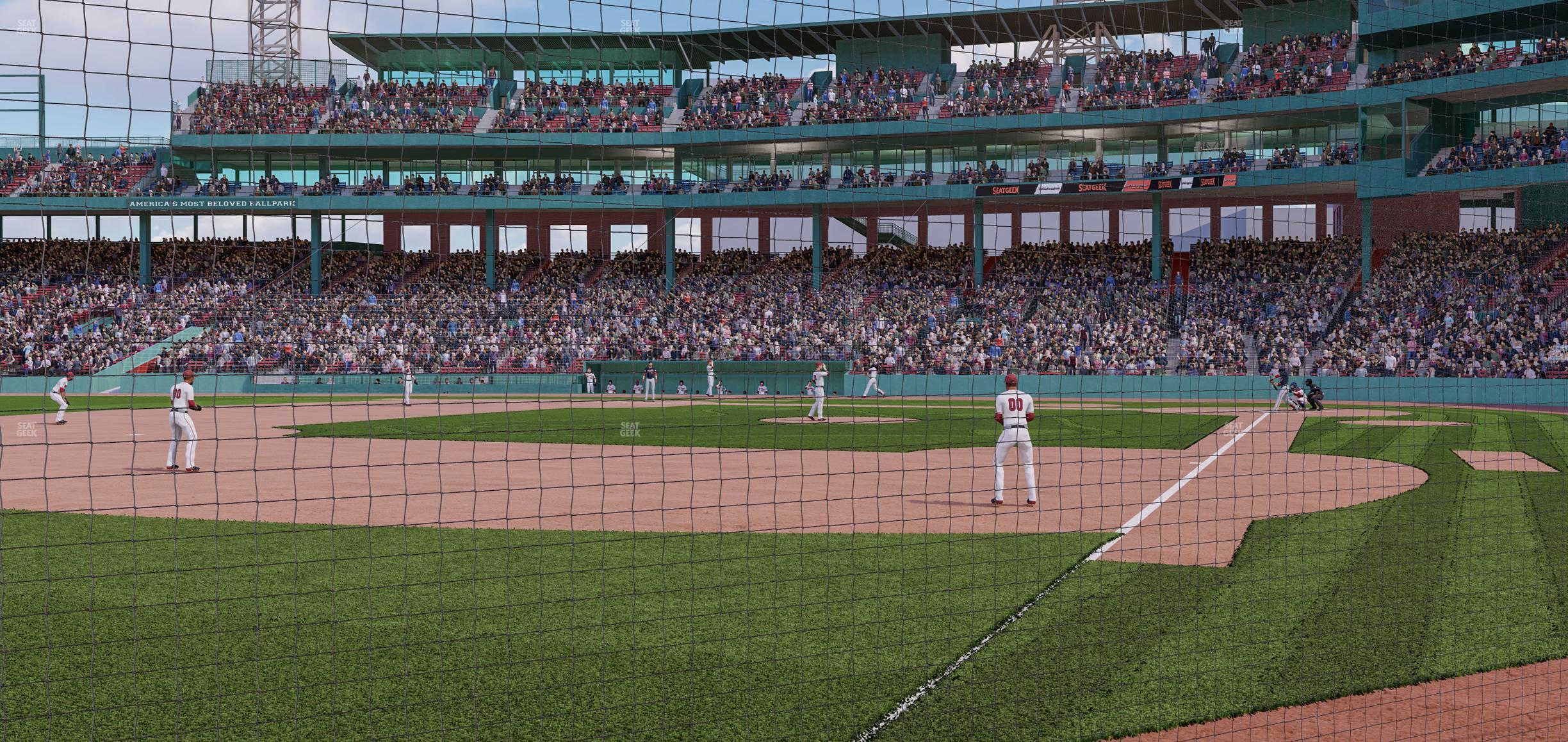 Seating view for Fenway Park Section Dugout Box 79