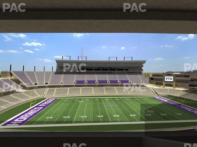 Seating view for Amon G Carter Stadium Section Champions Suite 12