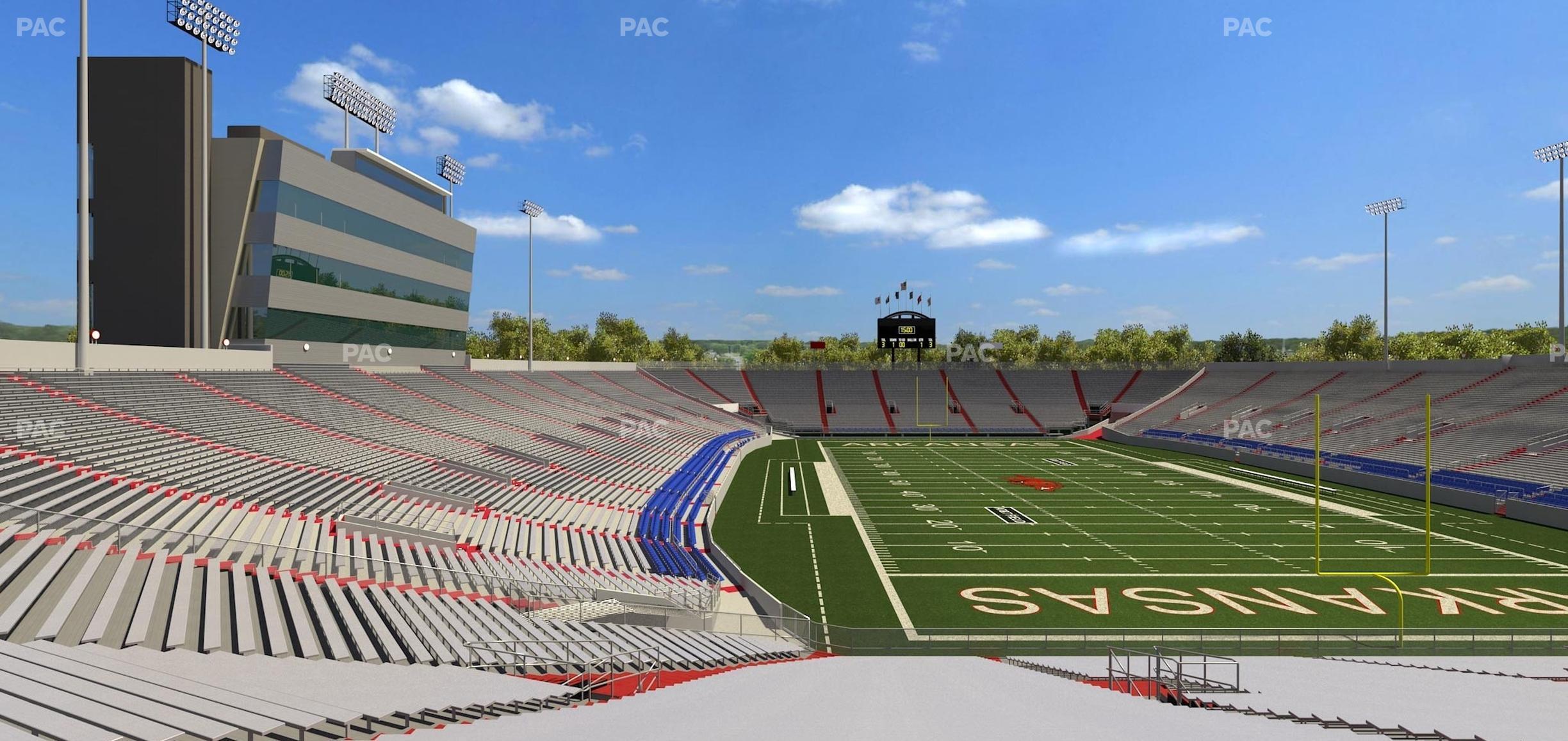 Seating view for War Memorial Stadium (Little Rock) Section 18