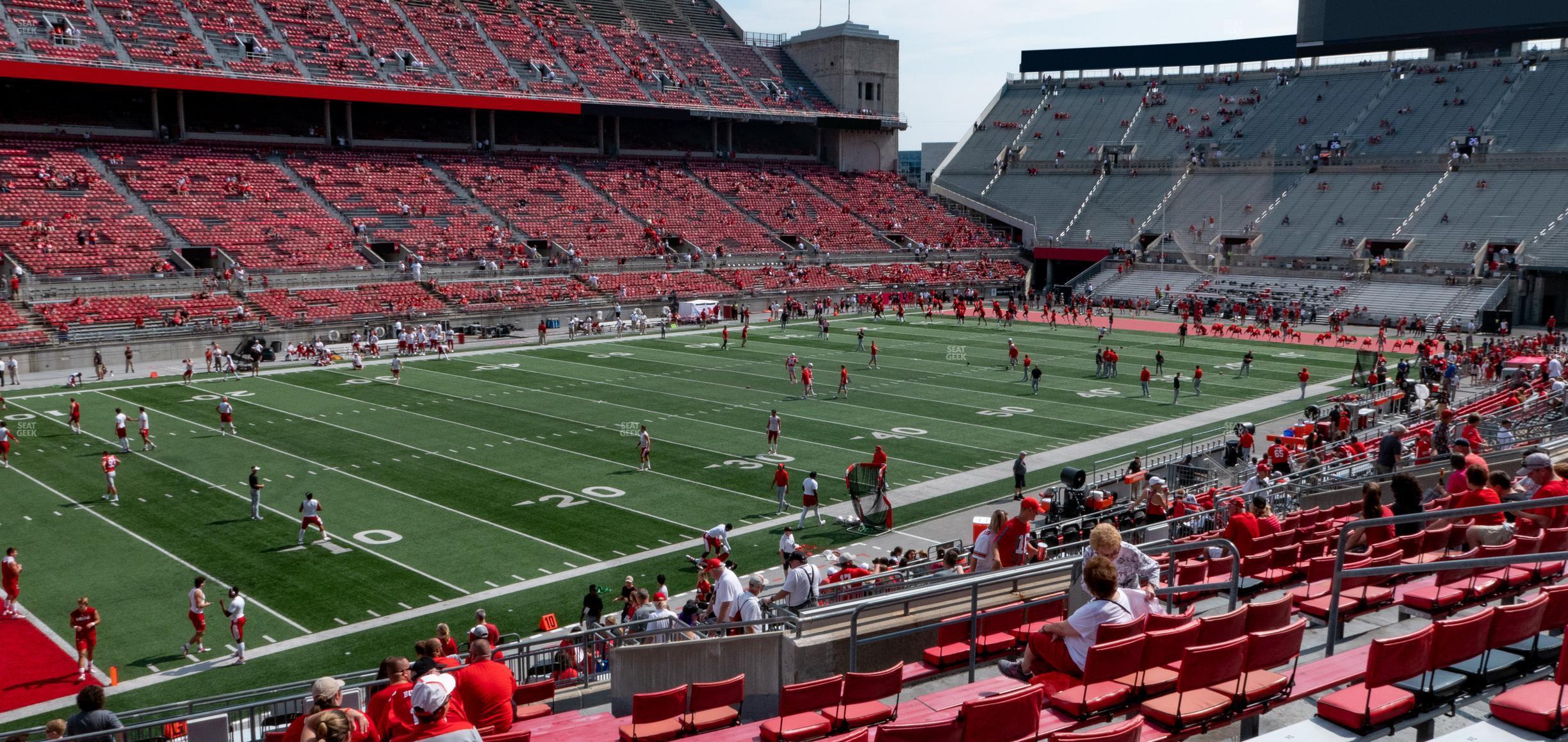 Seating view for Ohio Stadium Section 13 A