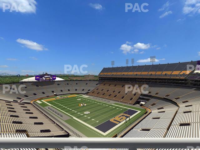 Seating view for Tiger Stadium Section Club 568