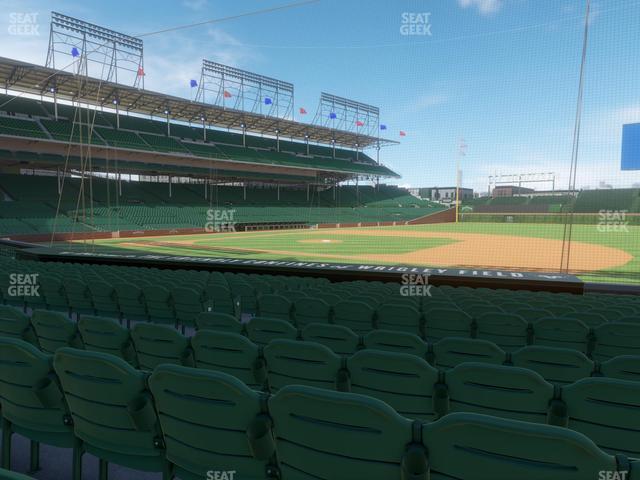 Seating view for Wrigley Field Section 126