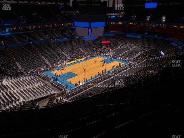 Seating view for Paycom Center Section 312