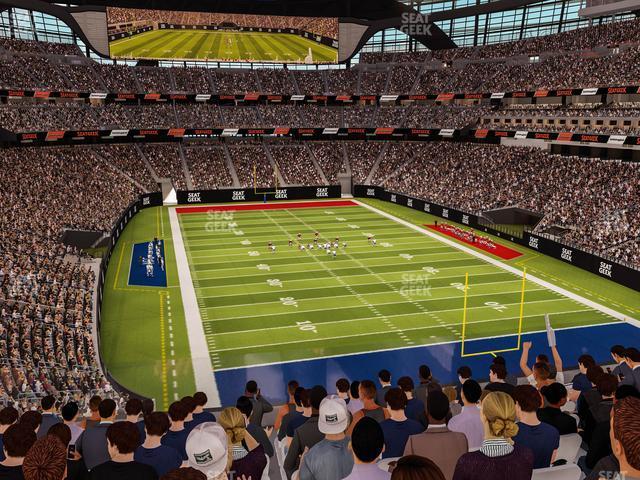 Seating view for Allegiant Stadium Section 203