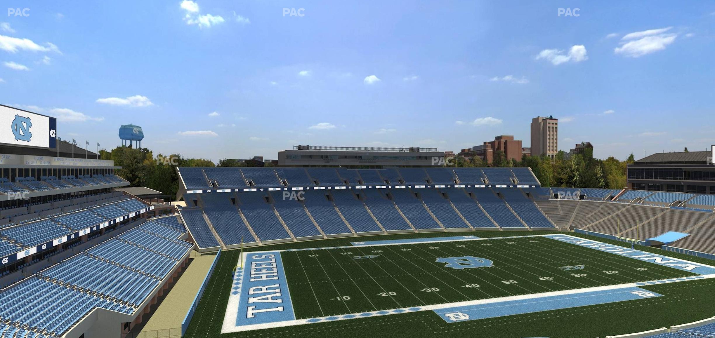 Seating view for Kenan Memorial Stadium Section 202