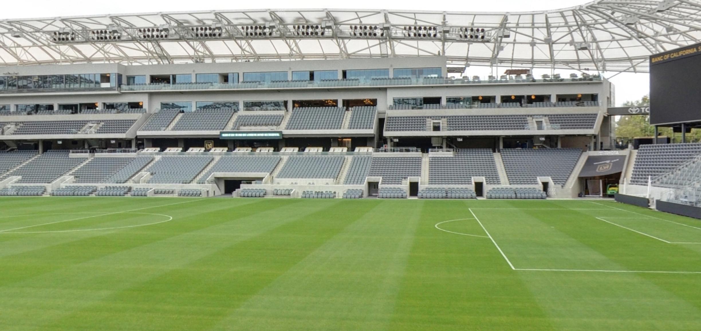 Seating view for BMO Stadium Section 110