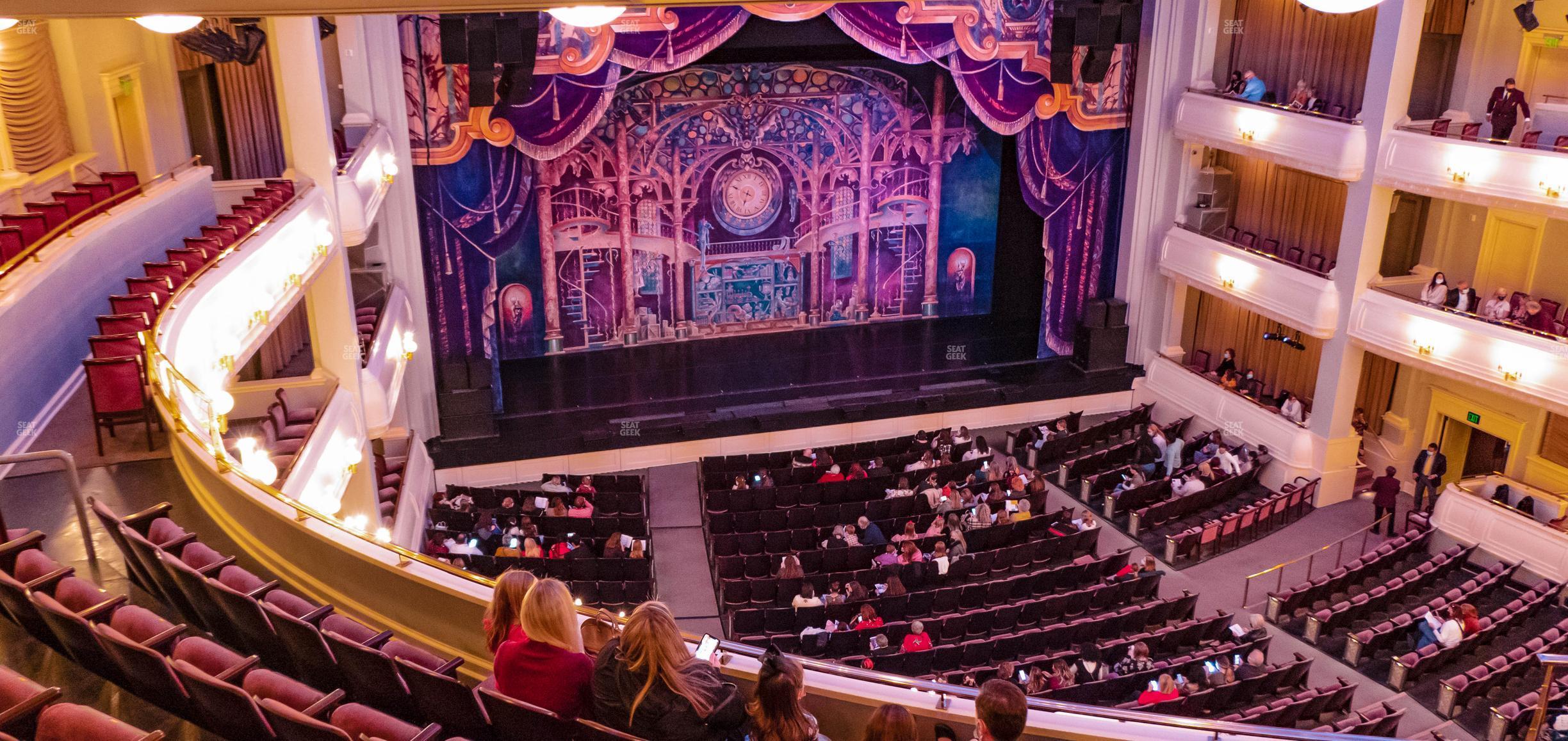 Seating view for Bass Performance Hall Section Mezzanine Left