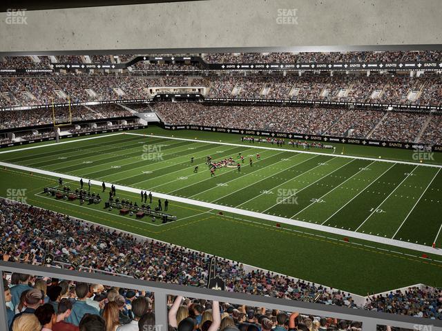 Seating view for Caesars Superdome Section Suite 361