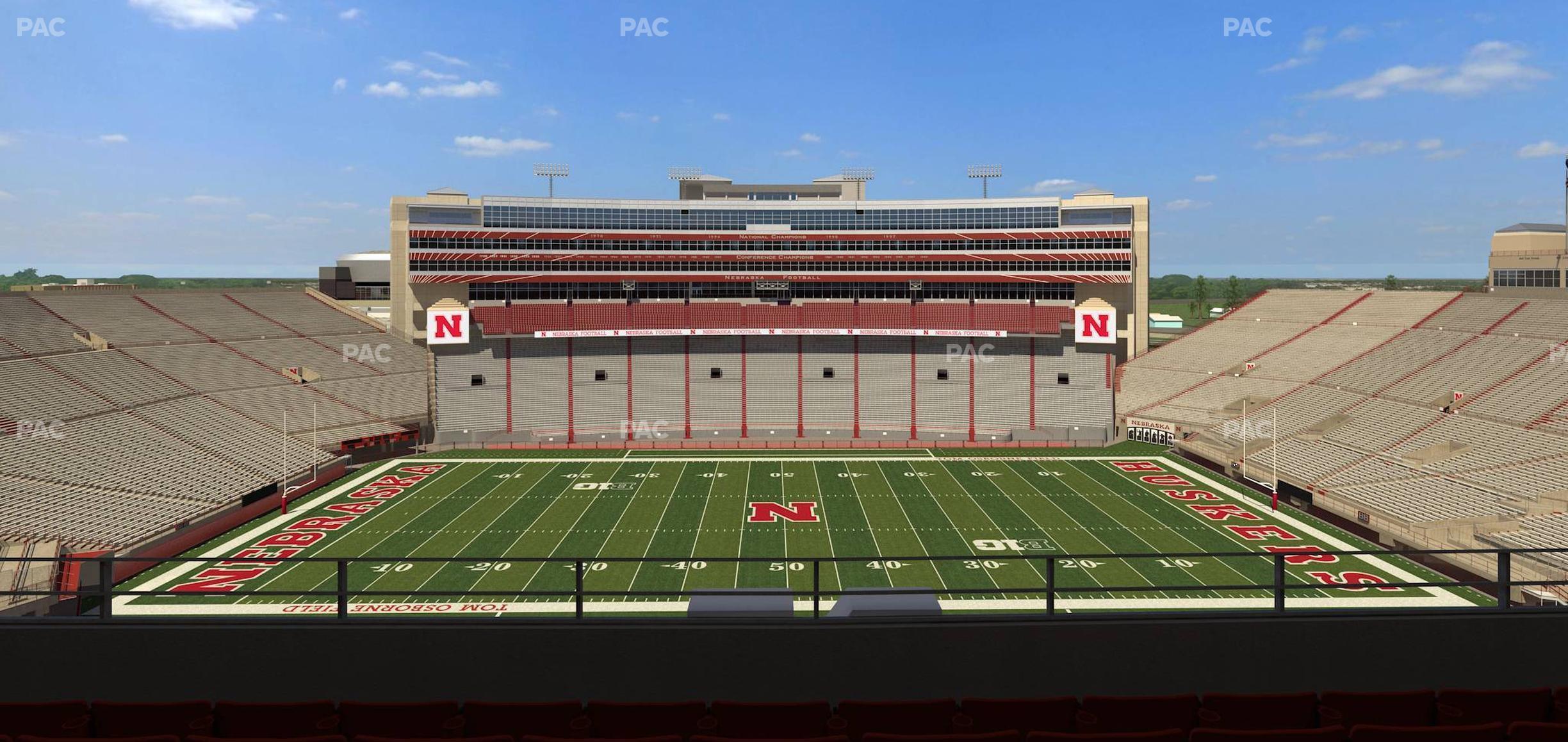 Seating view for Memorial Stadium Nebraska Section 407