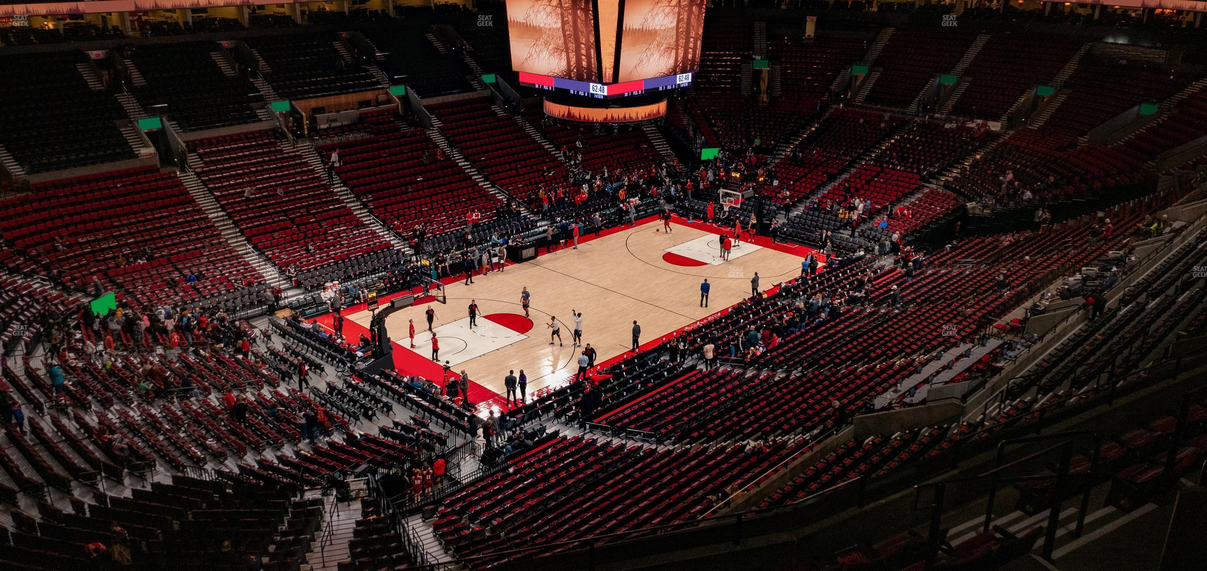 Seating view for Moda Center Section 322