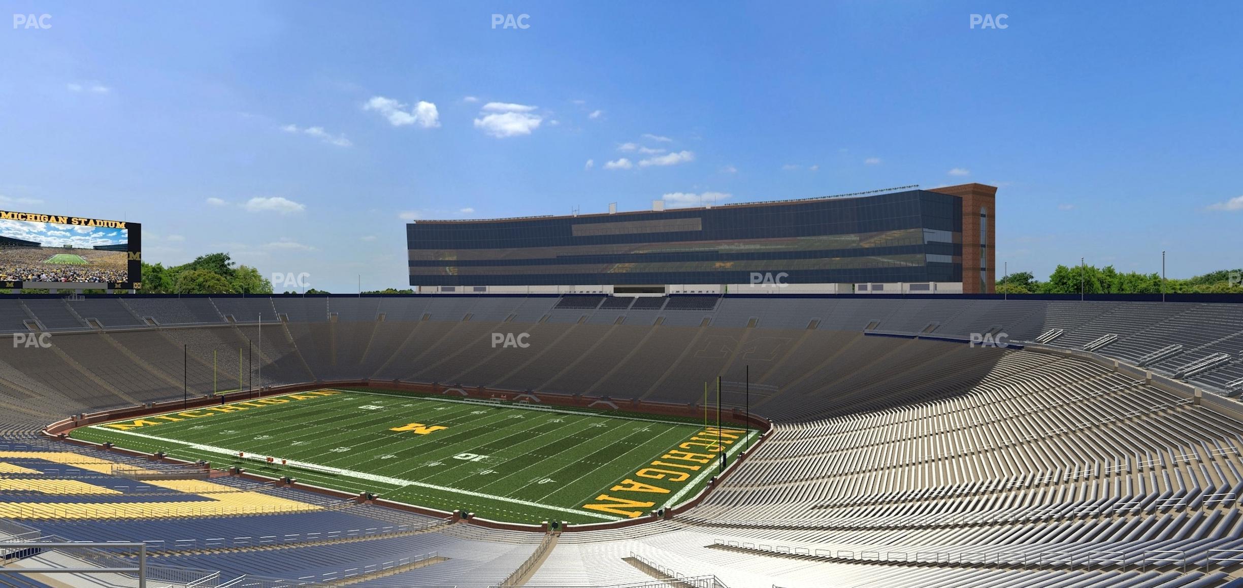 Seating view for Michigan Stadium Section 317