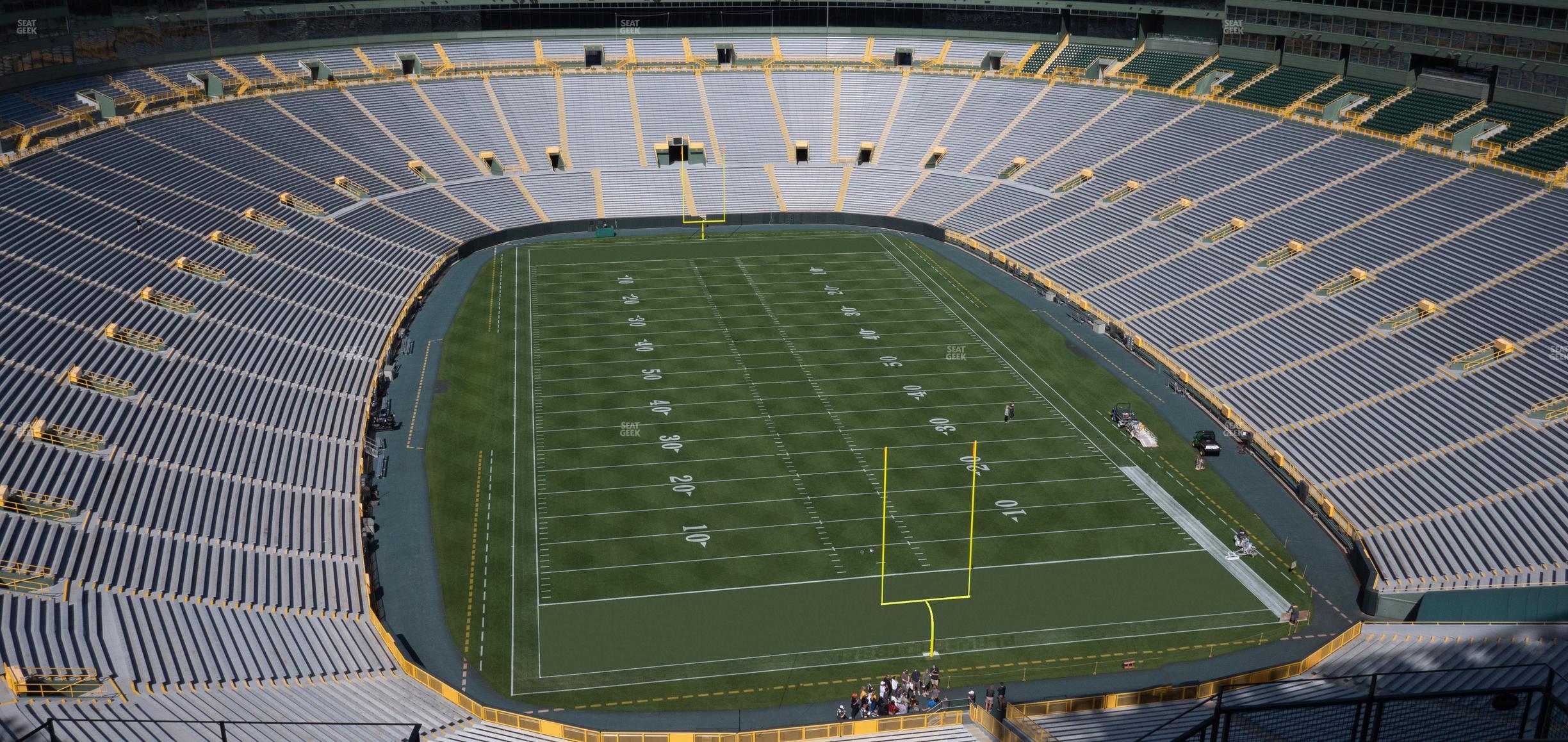 Seating view for Lambeau Field Section 746 S