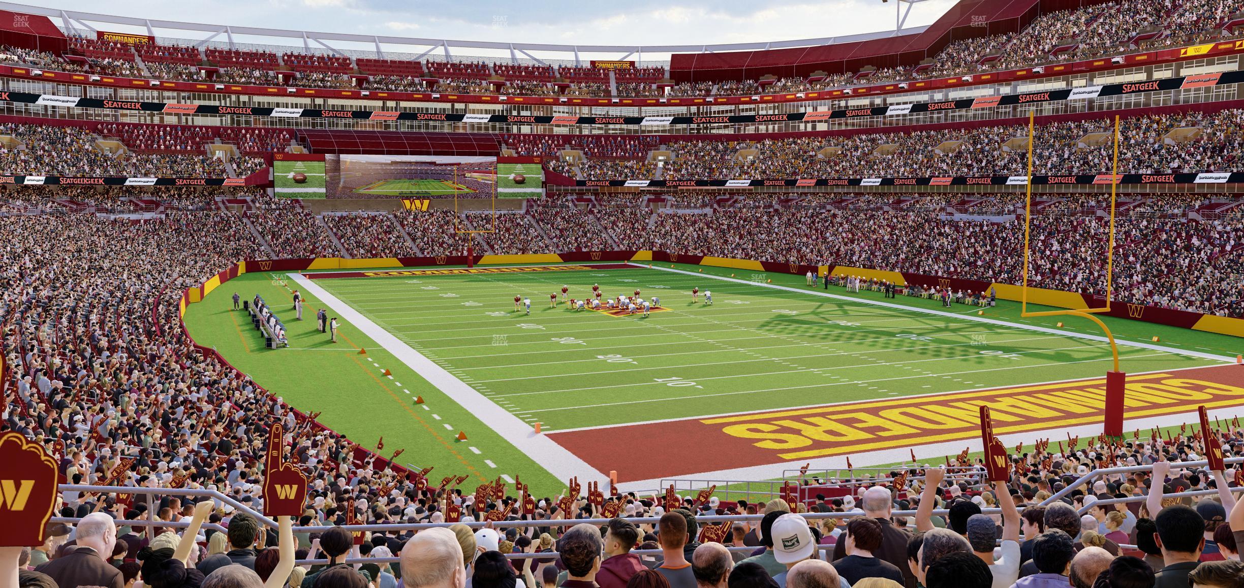 Seating view for Northwest Stadium Section 214