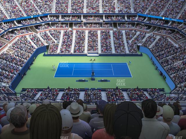 Seating view for Arthur Ashe Stadium Section 331