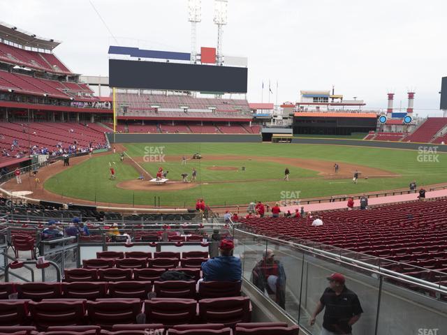 Seating view for Great American Ball Park Section 126