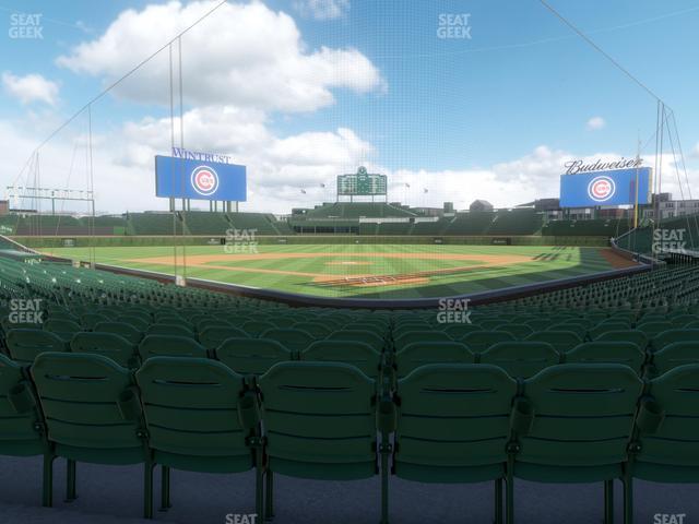 Seating view for Wrigley Field Section Club Box Home Plate 18