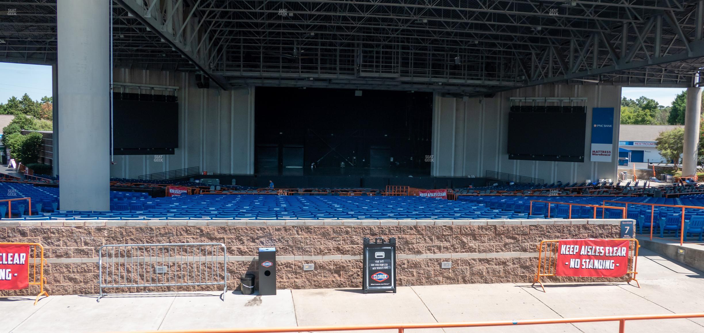 Seating view for PNC Music Pavilion Section Terrace 13