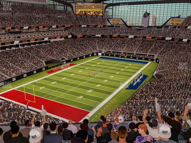 Seating view for Allegiant Stadium Section 320