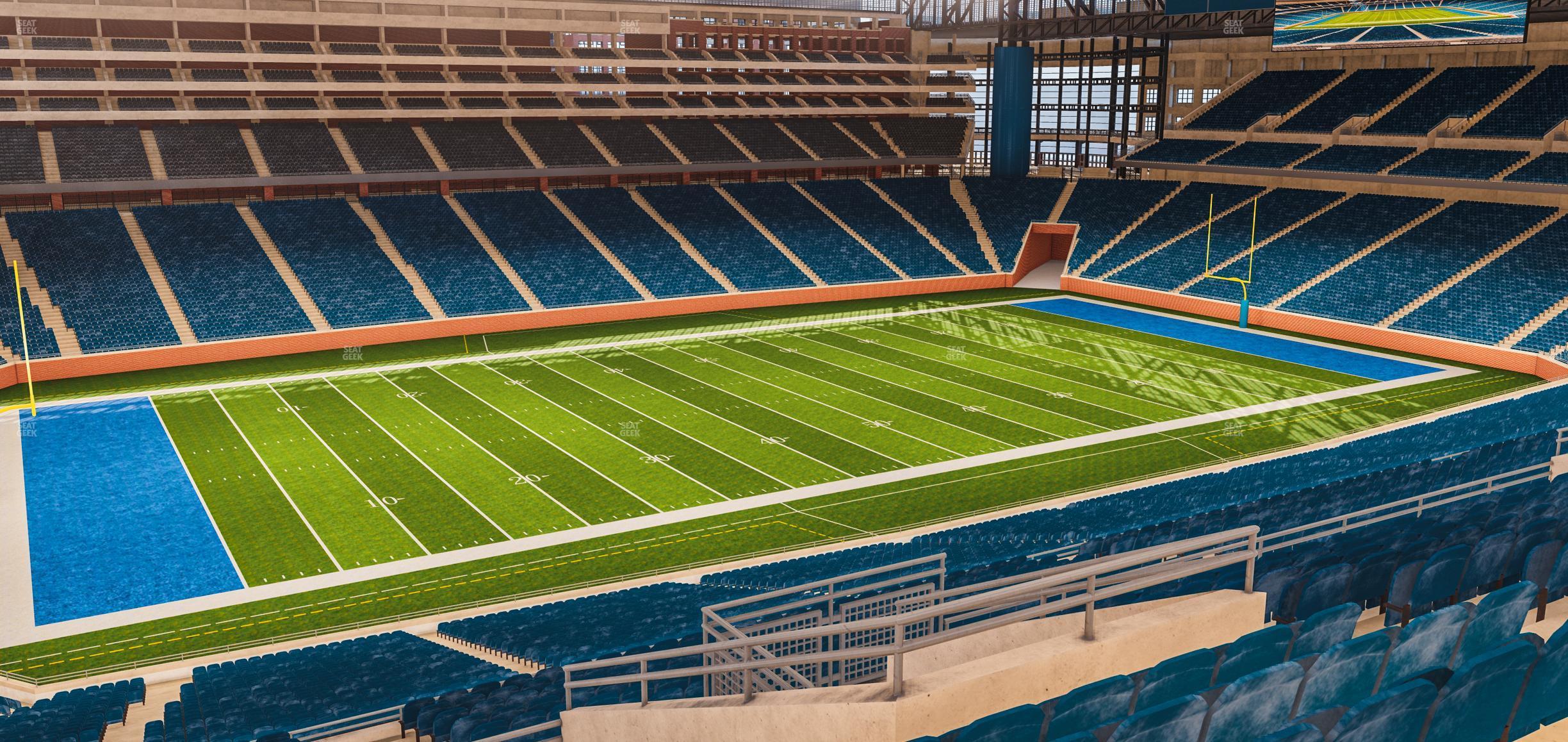 Seating view for Ford Field Section 327