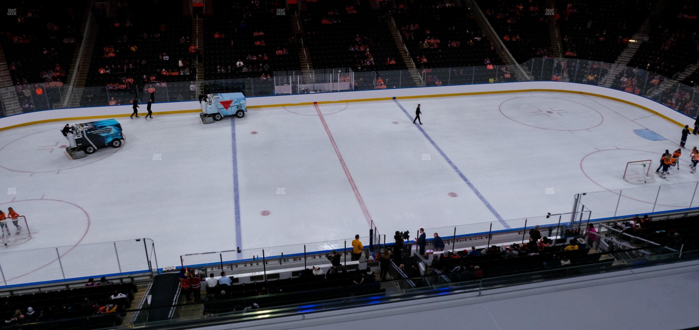 Seating view for Rogers Place Section Loge 8