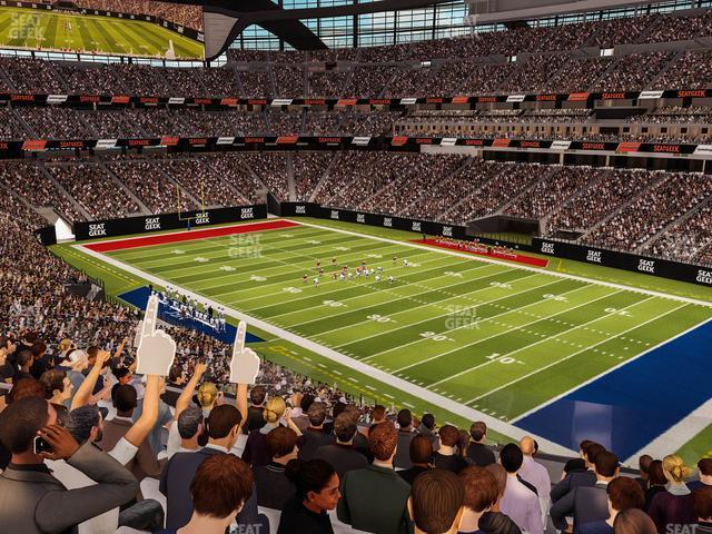 Seating view for Allegiant Stadium Section 207