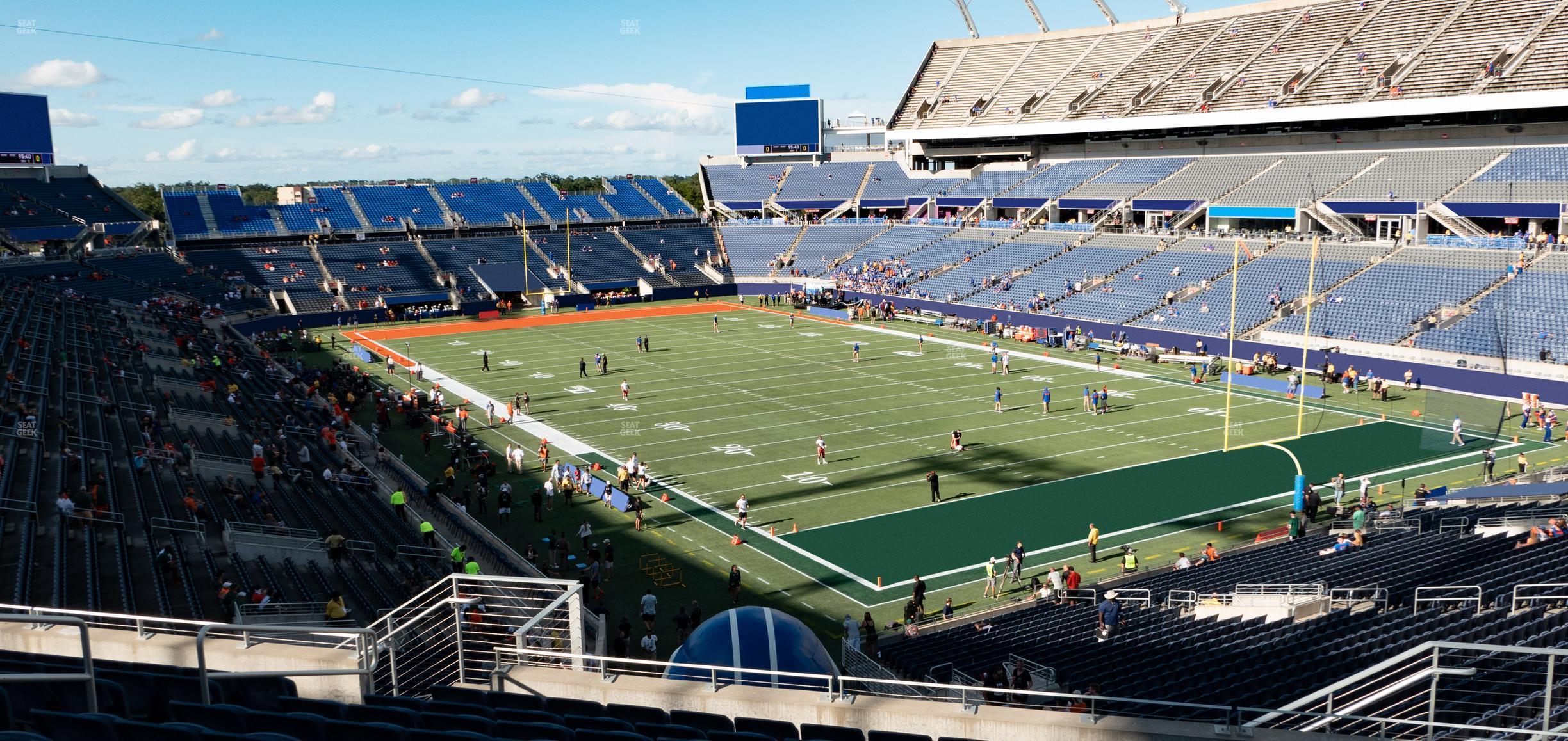 Seating view for Camping World Stadium Section Plaza 25