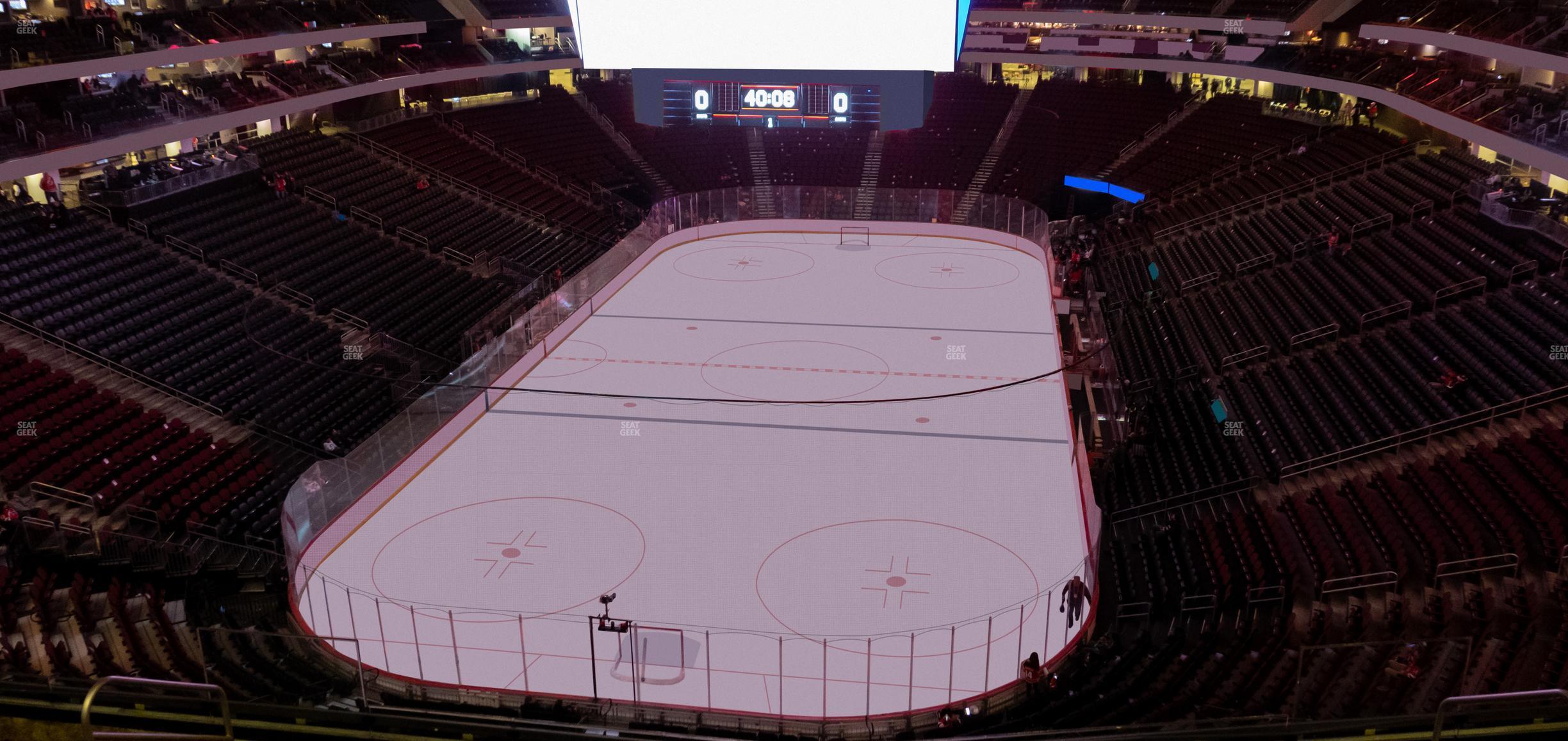 Seating view for Prudential Center Section 104