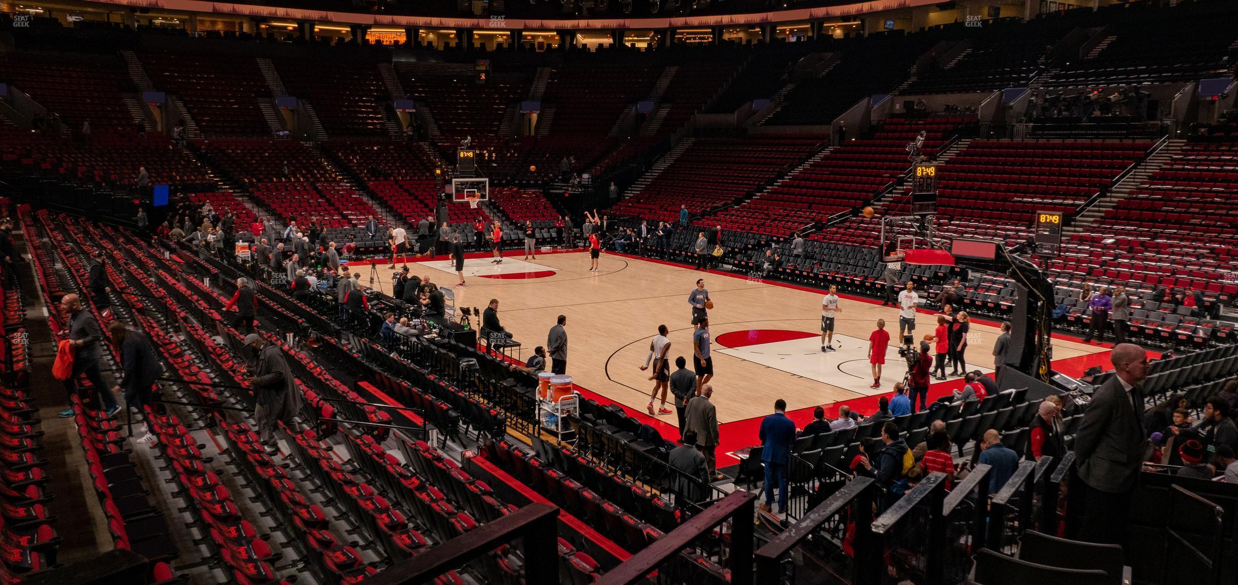 Seating view for Moda Center Section 120