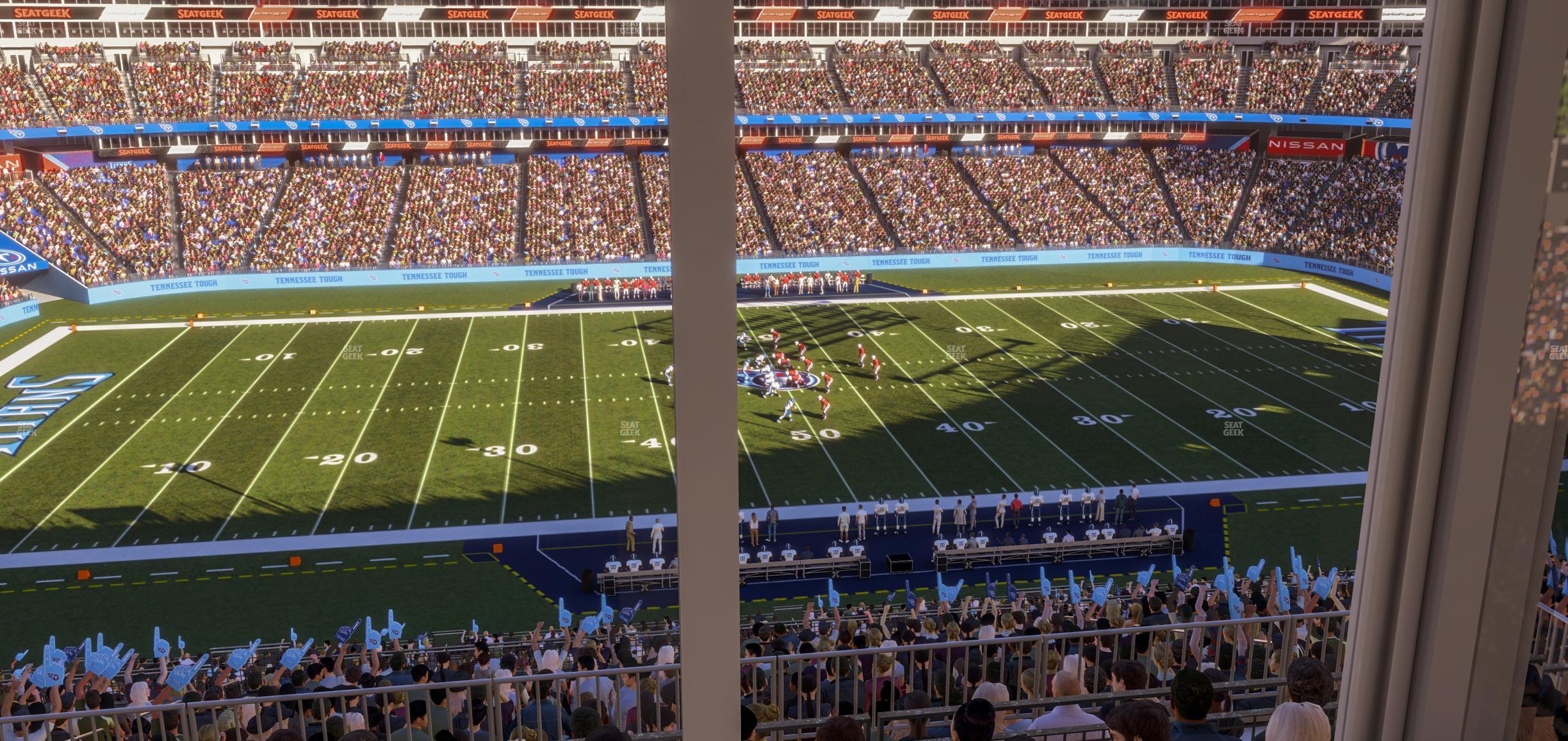 Seating view for Nissan Stadium Section Suite 574 W