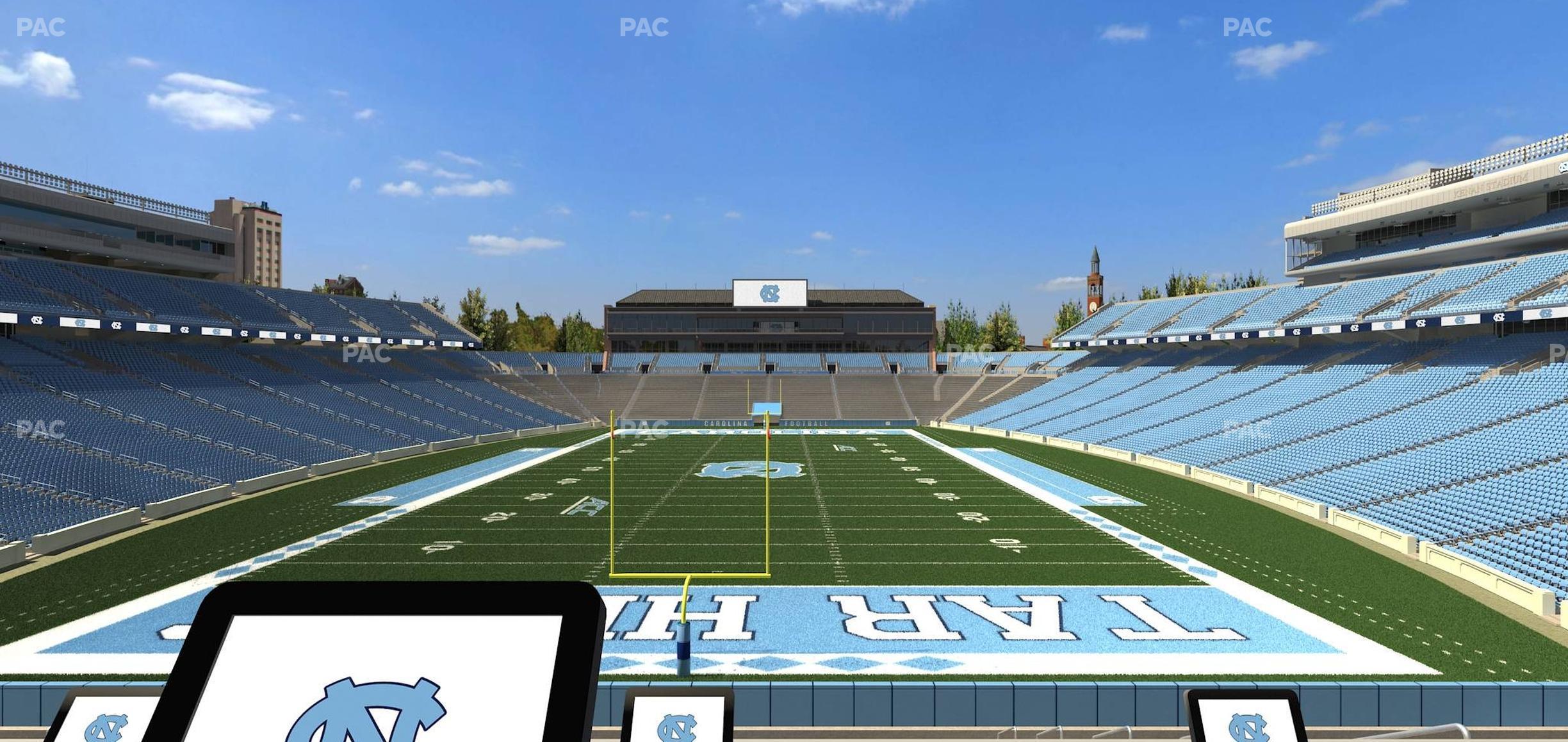 Seating view for Kenan Memorial Stadium Section 135