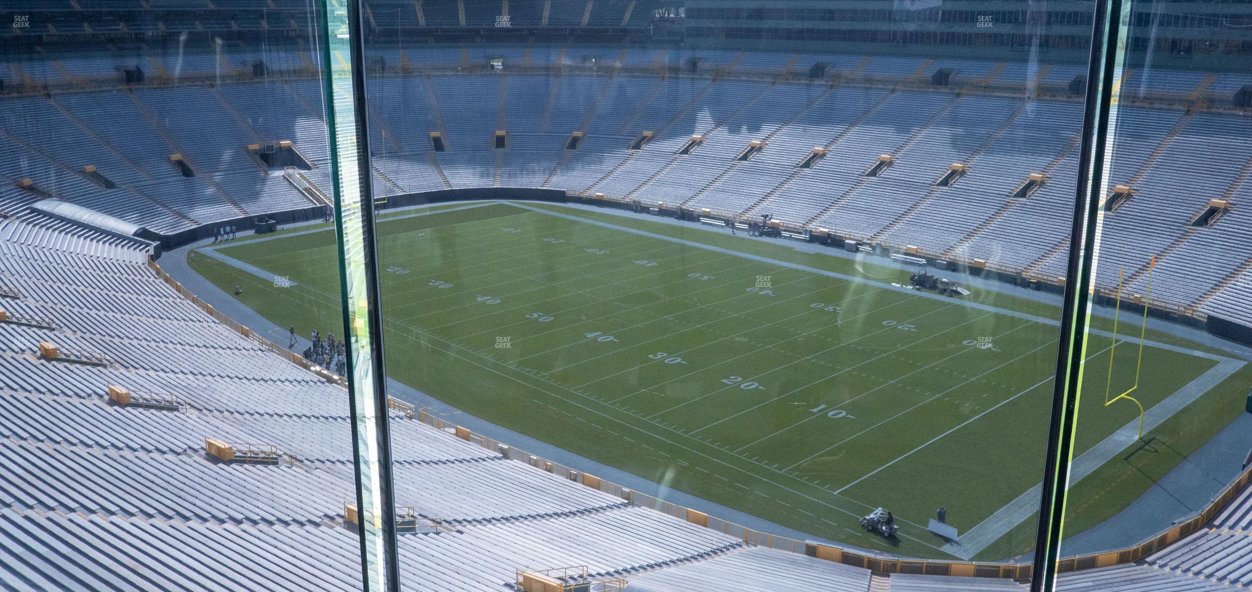 Seating view for Lambeau Field Section 694