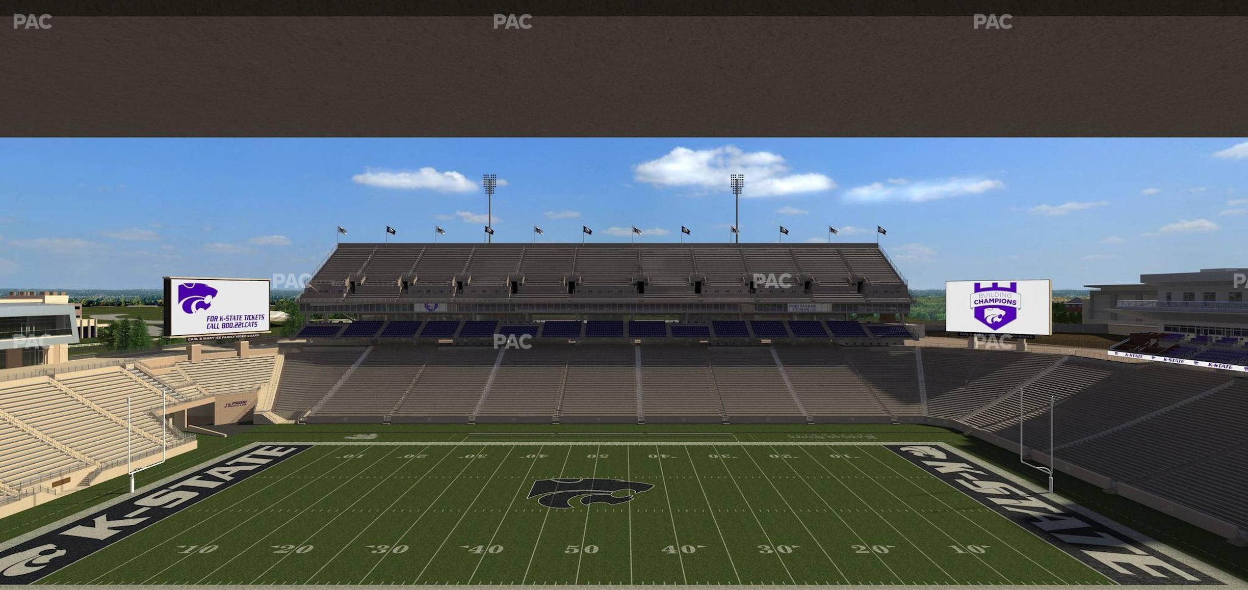 Seating view for Bill Snyder Family Stadium Section Loge 319